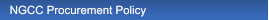 NGCC Procurement Policy NGCC Procurement Policy
