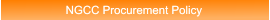 NGCC Procurement Policy NGCC Procurement Policy